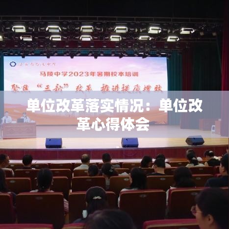 单位改革落实情况:单位改革心得体会