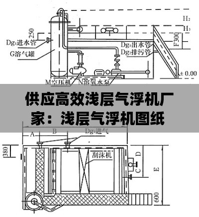 供应高效浅层气浮机厂家:浅层气浮机图纸