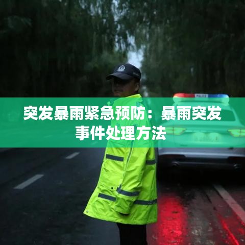 突发暴雨紧急预防:暴雨突发事件处理方法