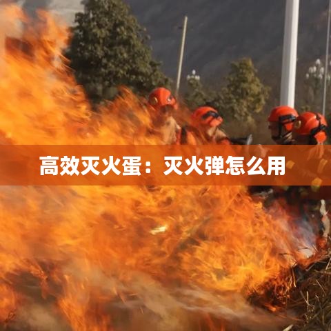 高效灭火蛋:灭火弹怎么用