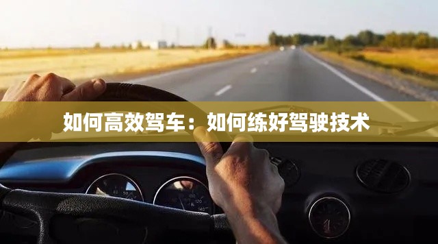 如何高效驾车:如何练好驾驶技术