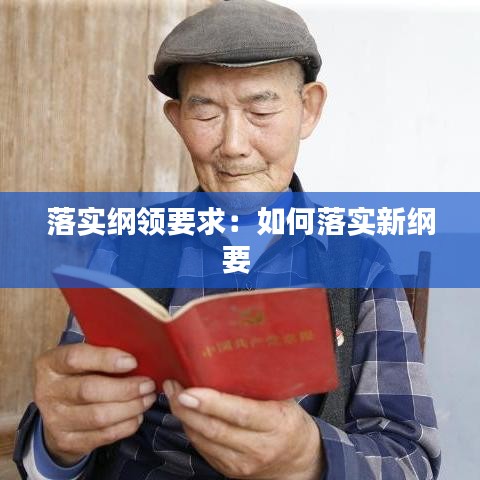 落实纲领要求:如何落实新纲要