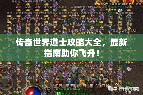传奇世界道士攻略大全,最新指南助你飞升!