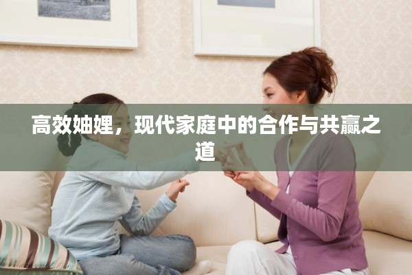 高效妯娌,现代家庭中的合作与共赢之道