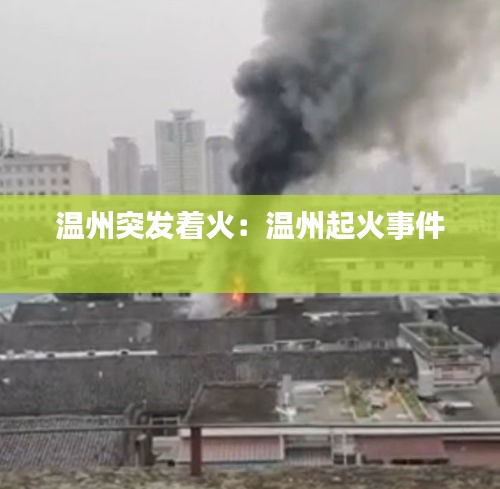 温州突发着火:温州起火事件