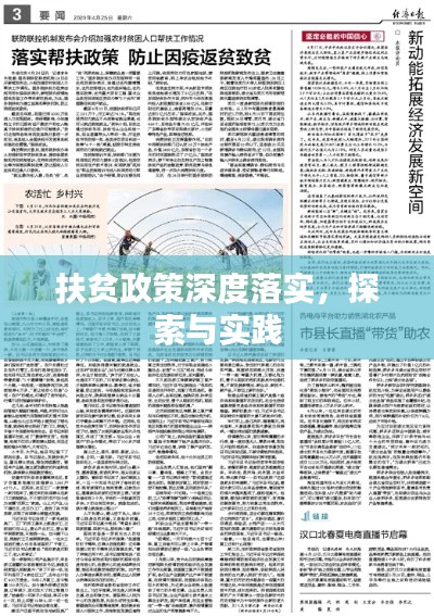 扶贫政策深度落实,探索与实践
