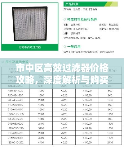 市中区高效过滤器价格攻略,深度解析与购买指南