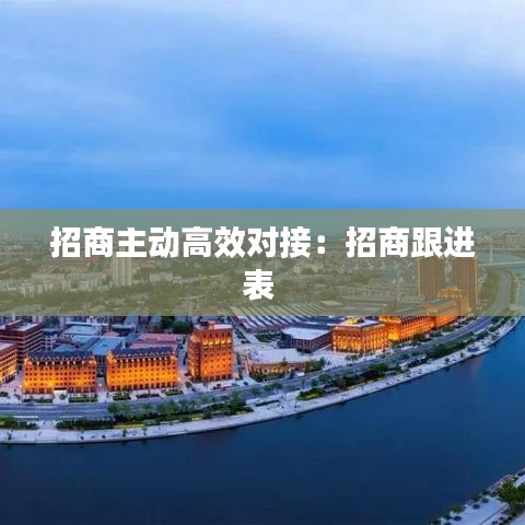 招商主动高效对接:招商跟进表