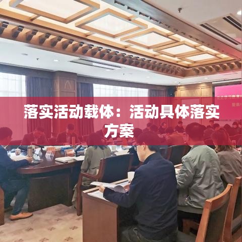 落实活动载体:活动具体落实方案