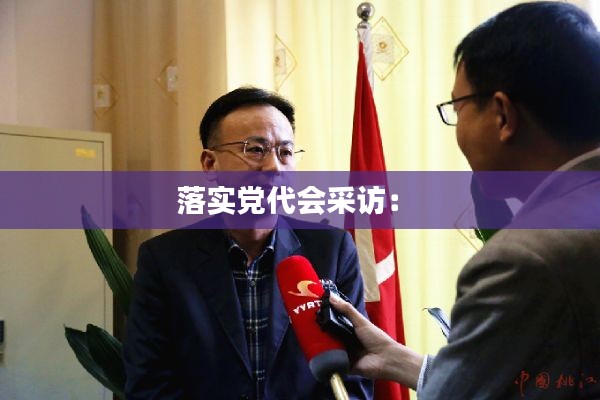 落实党代会采访: