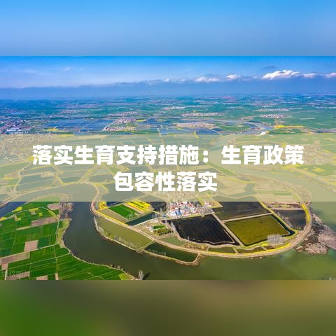 落实生育支持措施:生育政策包容性落实