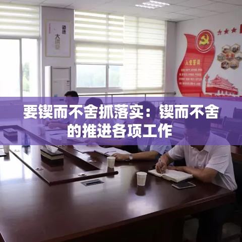 要锲而不舍抓落实:锲而不舍的推进各项工作