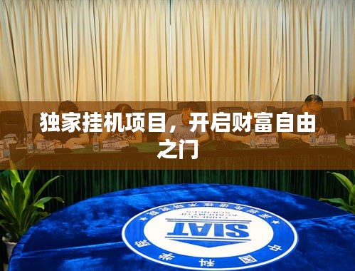 独家挂机项目,开启财富自由之门