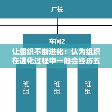 让组织不断进化:认为组织在进化过程中一般会经历五个阶段