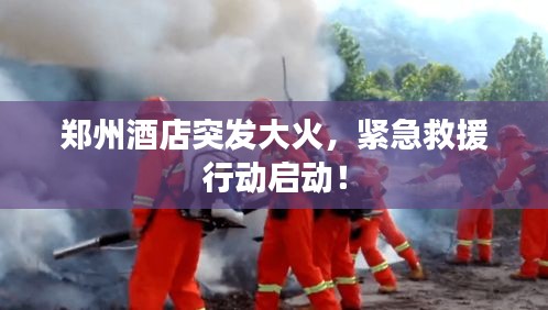 郑州酒店突发大火,紧急救援行动启动!