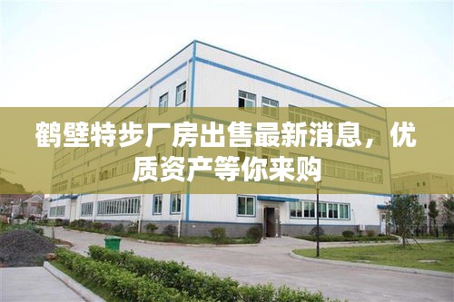 鹤壁特步厂房出售最新消息,优质资产等你来购