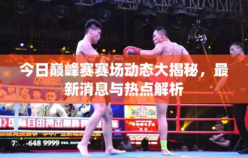 今日巅峰赛赛场动态大揭秘,最新消息与热点解析