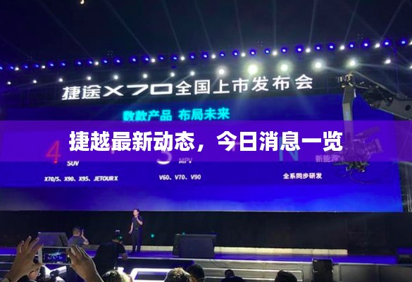 捷越最新动态,今日消息一览