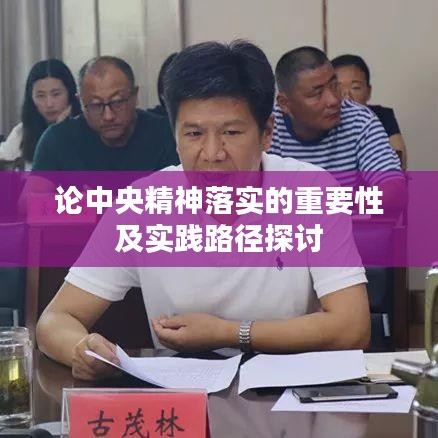 论中央精神落实的重要性及实践路径探讨