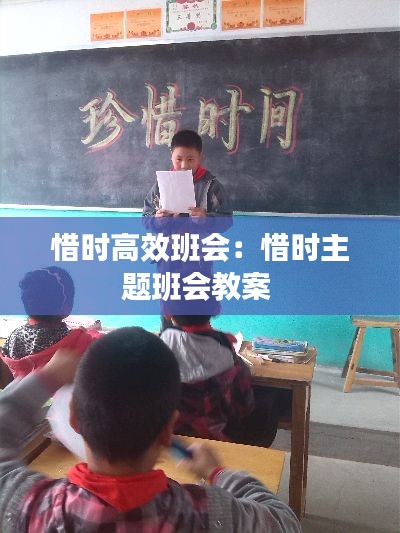 惜时高效班会:惜时主题班会教案