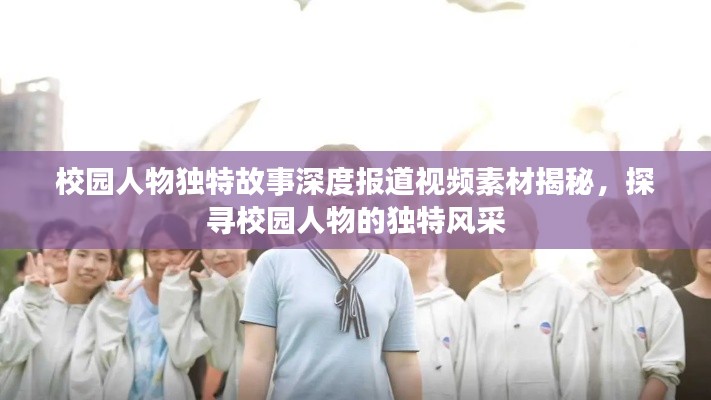 校园人物独特故事深度报道视频素材揭秘,探寻校园人物的独特风采