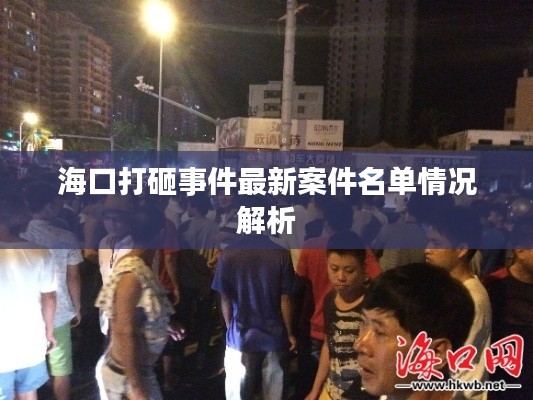 海口打砸事件最新案件名单情况解析