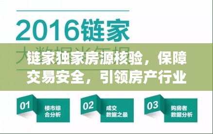 链家独家房源核验,保障交易安全,引领房产行业新风向