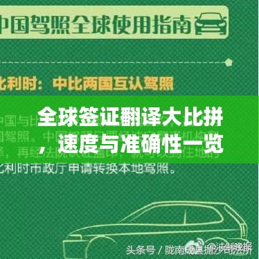 全球签证翻译大比拼,速度与准确性一览无遗