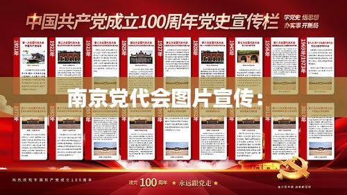 南京党代会图片宣传: