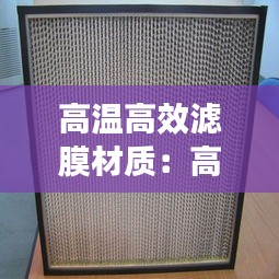 高温高效滤膜材质:高效膜过滤技术