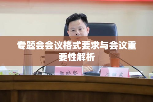 专题会会议格式要求与会议重要性解析