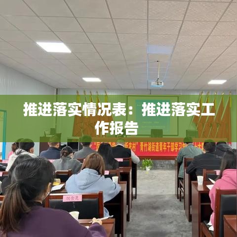 推进落实情况表:推进落实工作报告