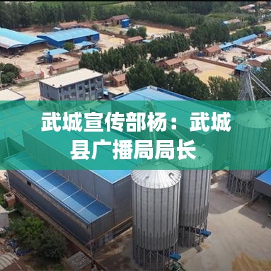 武城宣传部杨:武城县广播局局长