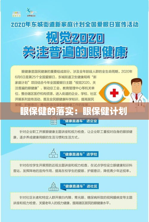 眼保健的落实:眼保健计划