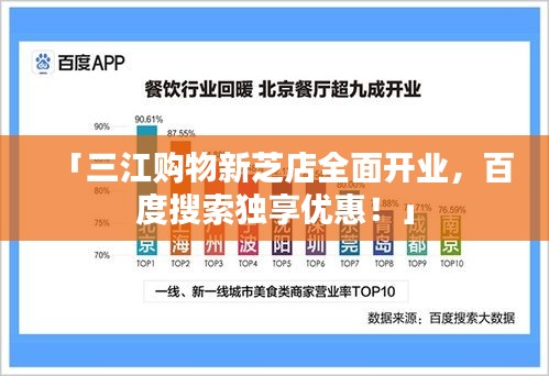 「三江购物新芝店全面开业,百度搜索独享优惠!」