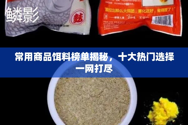 常用商品饵料榜单揭秘,十大热门选择一网打尽