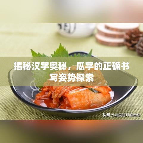 揭秘汉字奥秘,瓜字的正确书写姿势探索