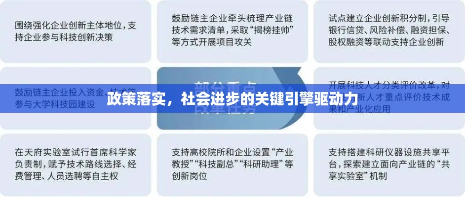 政策落实,社会进步的关键引擎驱动力