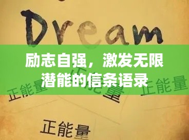 励志自强,激发无限潜能的信条语录