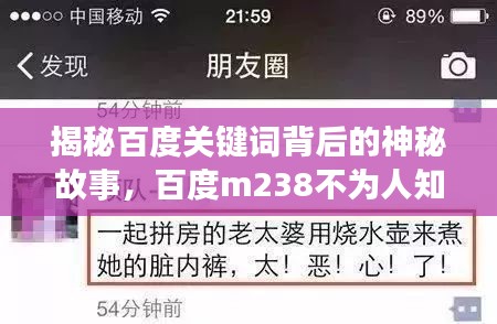 揭秘百度关键词背后的神秘故事,百度m238不为人知的秘密