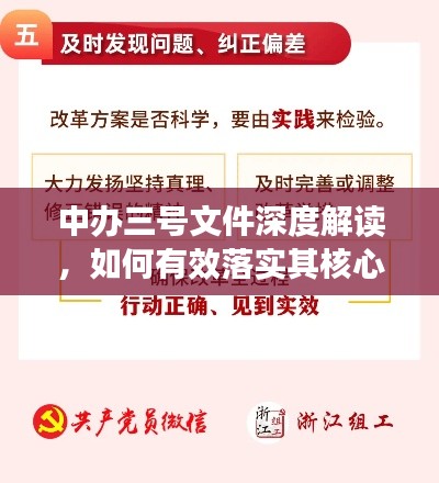 中办三号文件深度解读,如何有效落实其核心论述?