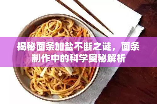 揭秘面条加盐不断之谜,面条制作中的科学奥秘解析