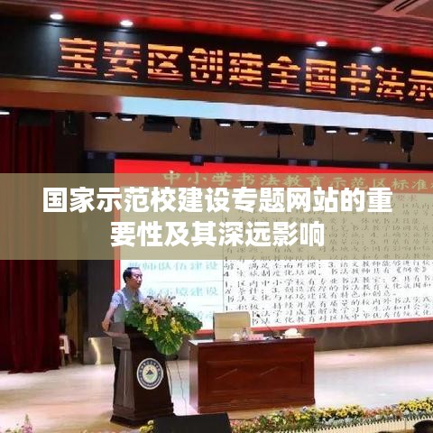 国家示范校建设专题网站的重要性及其深远影响