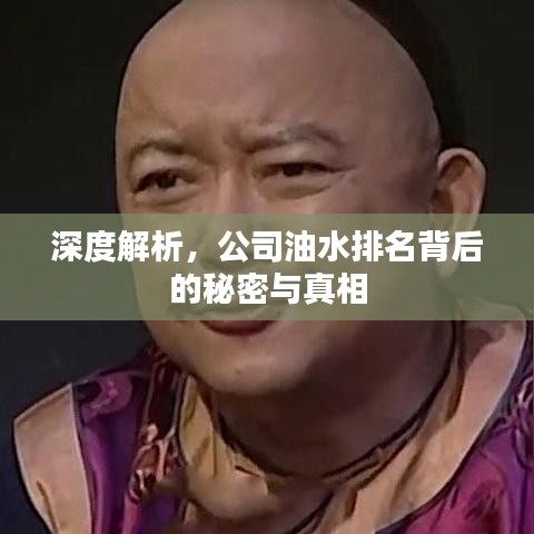 深度解析,公司油水排名背后的秘密与真相
