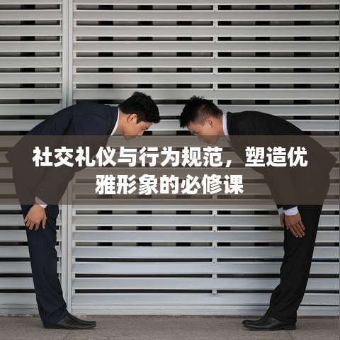 社交礼仪与行为规范,塑造优雅形象的必修课