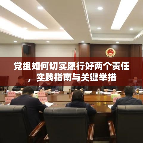 党组如何切实履行好两个责任,实践指南与关键举措