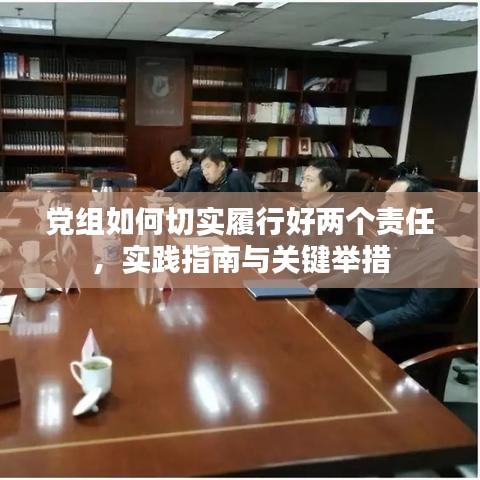 党组如何切实履行好两个责任,实践指南与关键举措