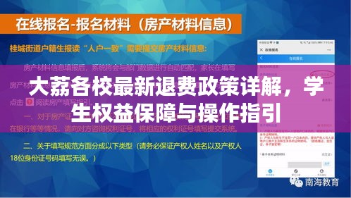 大荔各校最新退费政策详解,学生权益保障与操作指引