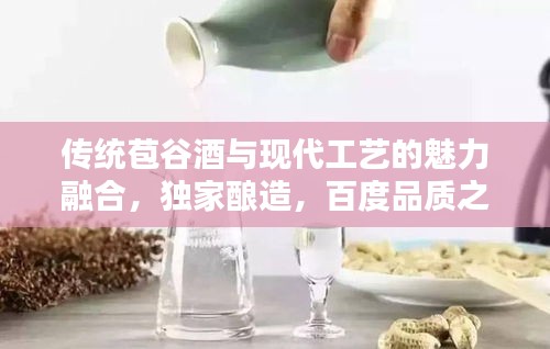 传统苞谷酒与现代工艺的魅力融合,独家酿造,百度品质之选