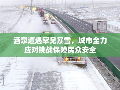 酒泉遭遇罕见暴雪,城市全力应对挑战保障民众安全